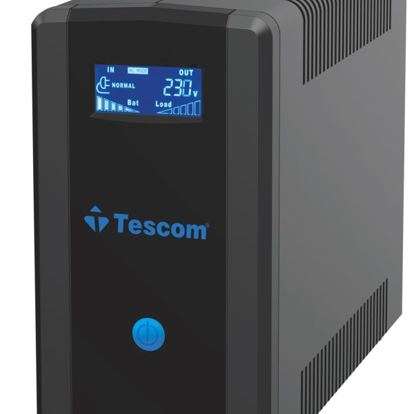 Tescom Leo+ 1200 VA (2x 7AH) (5/10dk) Line Interactive UPS - Guc.Lin.120.0001