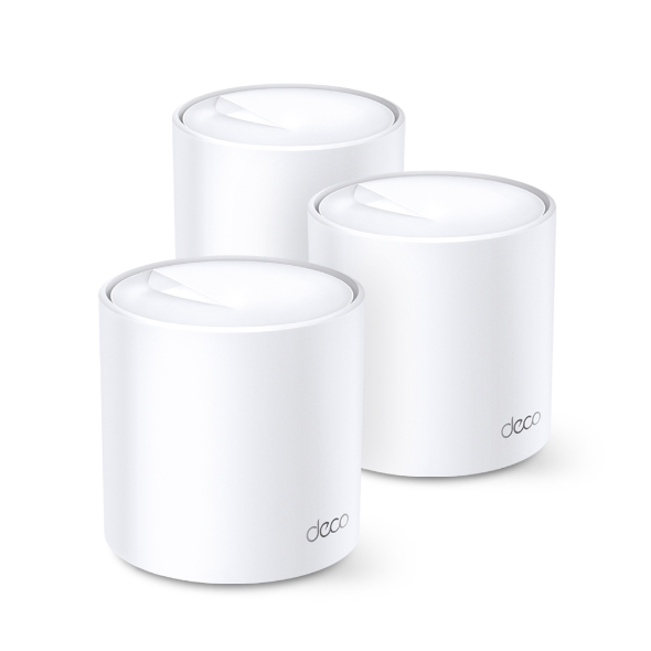 Tp-Link Deco X20(3-pack) AX1800 Whole Home Mesh Wi-Fi 6 System (3X)(Menzil Geniş - Net.Acc.Men.0006