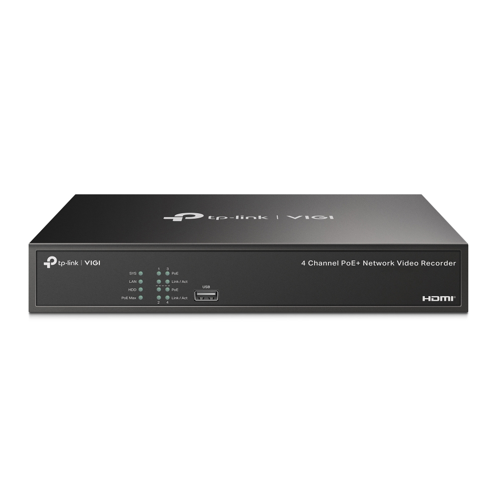 Vigi NVR1004H-4P 4 Kanal PoE+ NVR ( H265+
