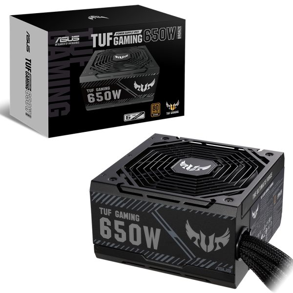 Asus TUF-GAMING-650B 80+ BRONZE 650W Güç Kaynağı ( 6 Yıl Garanti ) - Bbi.Isl.Kas.Psu.0024