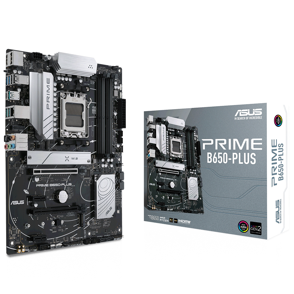 Asus PRIME B650-PLUS AM5 DDR5 6400 HDMI DP 2xM.2 USB3.2 2.5Gbit 128GB ATX - 90MB1BS0-M0EAY0