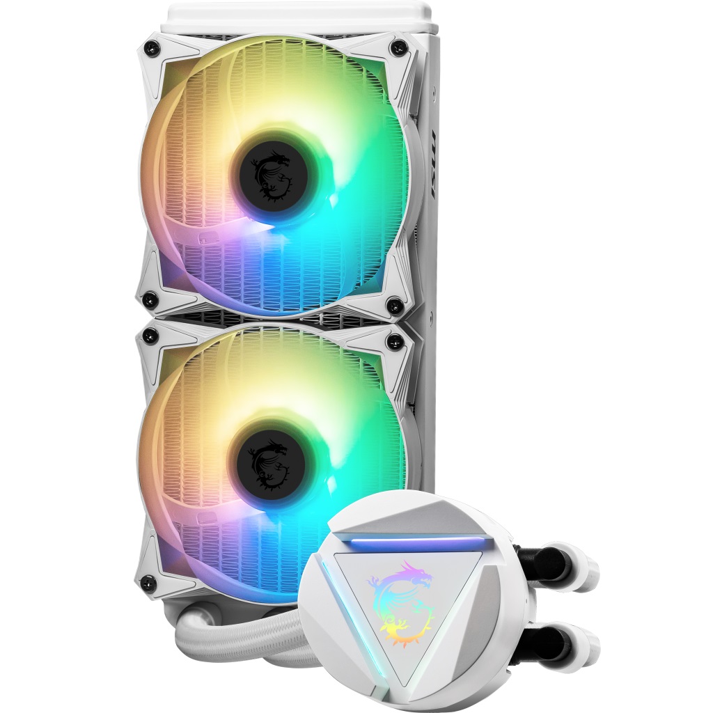 MSI MAG CORELIQUID 240R V2 WHITE 240mm Beyaz Sıvı Soğutucu - MAG CORELIQUID 240R V2 W