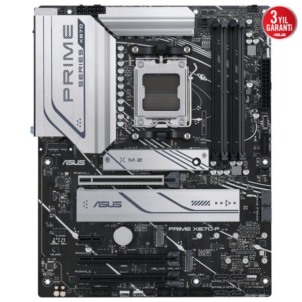 Asus PRIME X670-P AMD X670 DDR5 USB3.2 M.2 DP/HDMI PCI 4.0 AM5 Anakart - Bbi.Isl.Ank.Amd.0036
