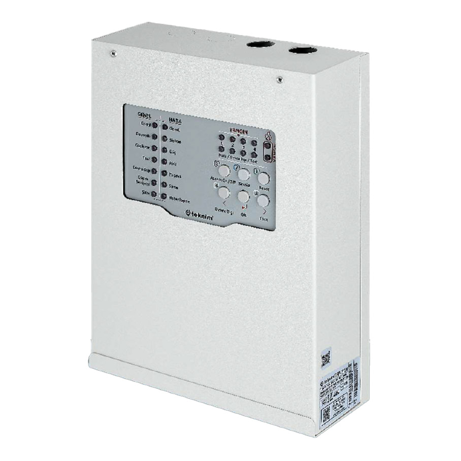 TEKNİM TFP-3124  4 Bölgeli Konvansiyonel Yangın Alarm Paneli - TFP-3124