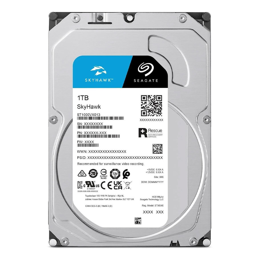 SEAGATE SKYHAWK 1 TB 64MB 5400RPM  SATA3.0 7/24 DVR