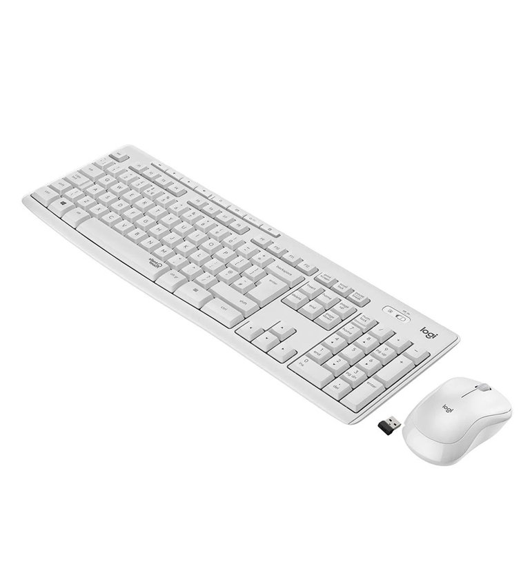 Logitech MK295 Kablosuz Klavye Mouse Beyaz (920-010089) - Bbi.Isl.Klv.Sew.0014