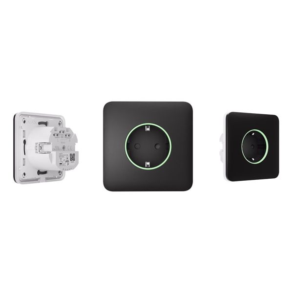 AJAX Outlet Socket (type F) - Siyah - OutletS