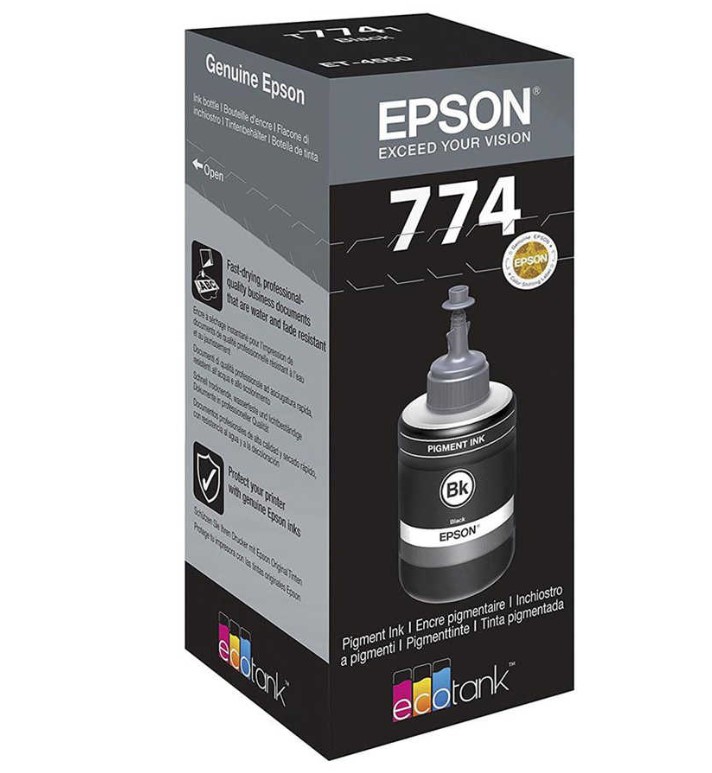 Epson T7741 Siyah Mürekkep Kartuşu M100/M105/M200/L655 (C13T77414A) - tkt.inkk.samsg.0063