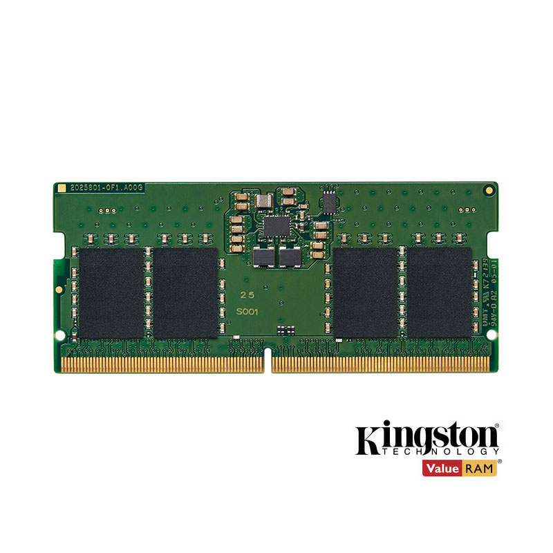 Kingston 16GB 4800Mhz DDR5 CL40 Bellek Notebook (KVR48S40BS8-16) - KVR48S40BS8-16