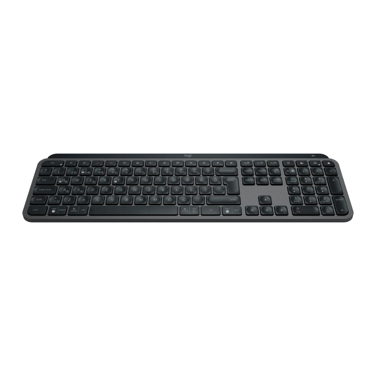 LOGITECH MX KEYS S Klavye Siyah Türkçe (920-011594) - 920-011594