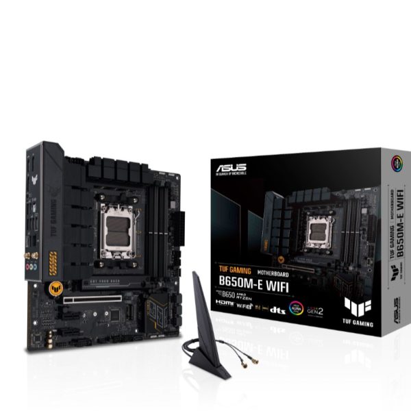 Asus TUF GAMING B650M-E WIFI AMD B650 DDR5 USB3.2 M.2 DP/HDMI PCI 4.0 AM5 Anakar - Bbi.Isl.Ank.Amd.0039