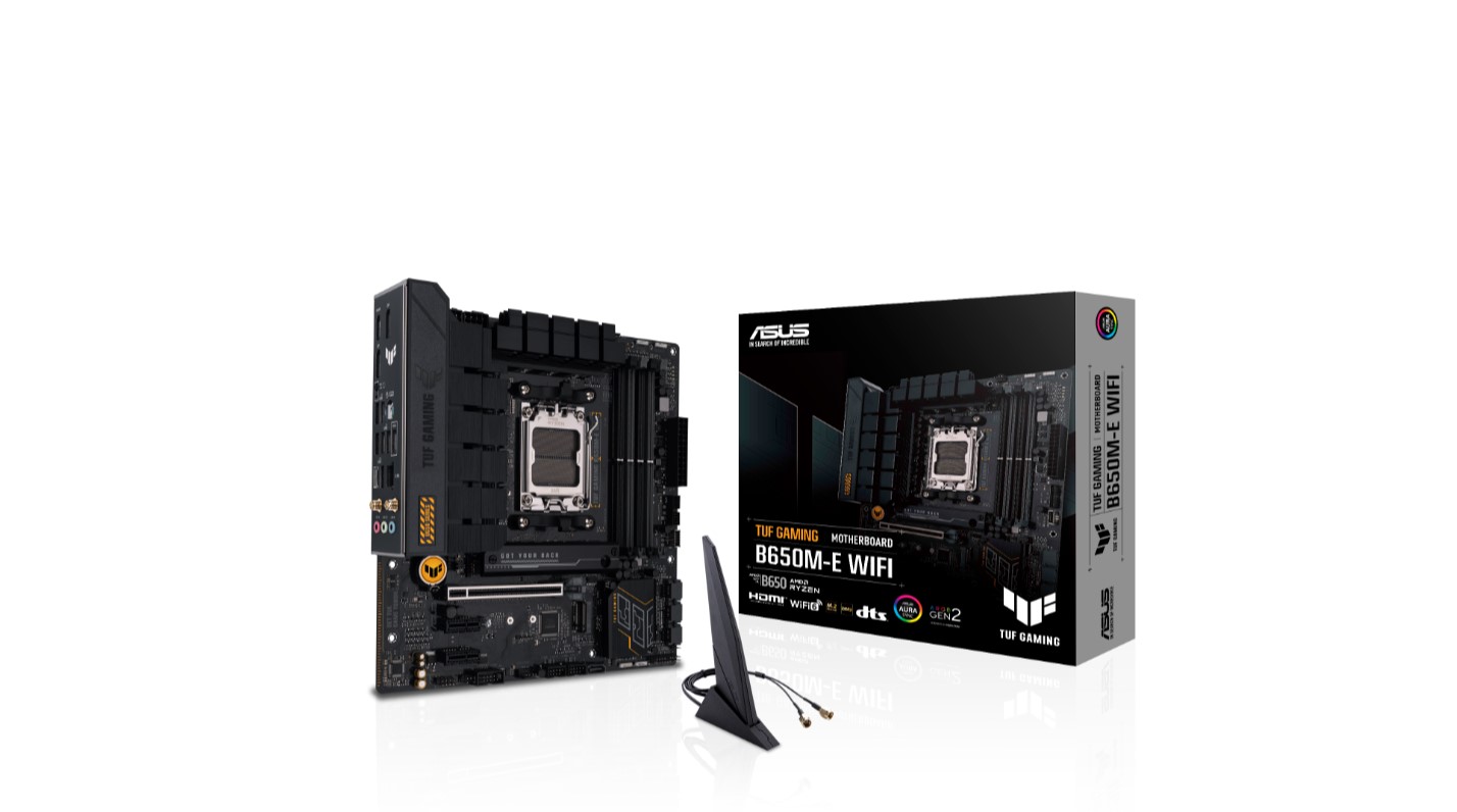 Asus TUF GAMING B650M-E WIFI AMD B650 DDR5 USB3.2 M.2 DP/HDMI PCI 4.0 AM5 Anakar - Bbi.Isl.Ank.Amd.0039