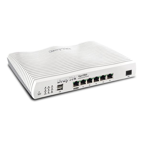 DRAYTEK Vigor 2866 VDSL2 & ADSL2+ Dual-WAN Security Firewall - Vigor 2866
