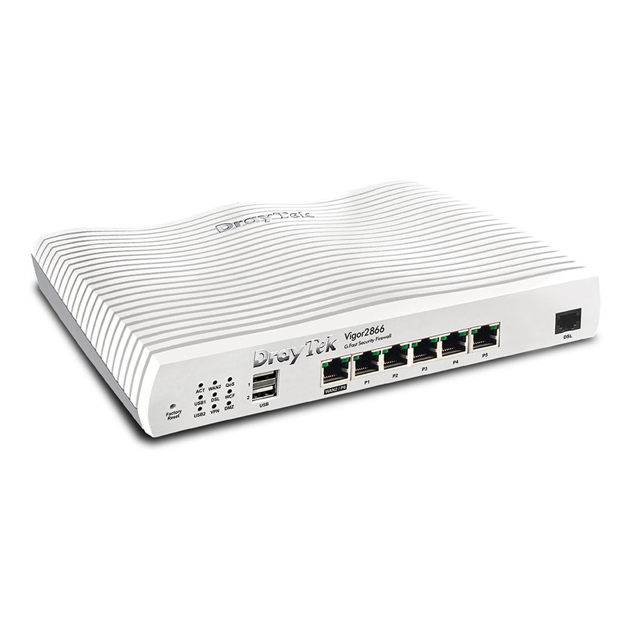 DRAYTEK Vigor 2866 VDSL2 & ADSL2+ Dual-WAN Security Firewall - Vigor 2866