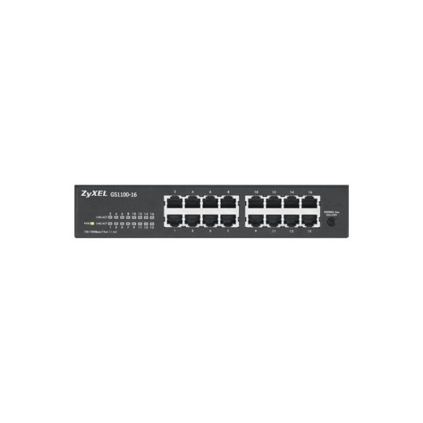 Zyxel 16Port GS1100-16-EU0103F 10/100/1000 Yönetilemez Switch - GS1100-16-EU0103F