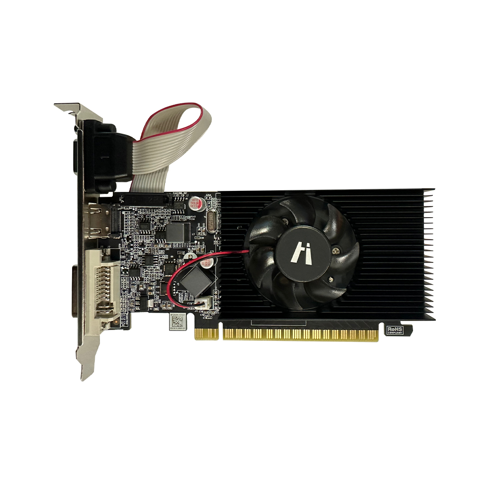 Hi-Level 1GB GT210 (64Bit) DDR3 HDMI DVI VGA  [HLV210D31G64S] - HLV210D31G64S