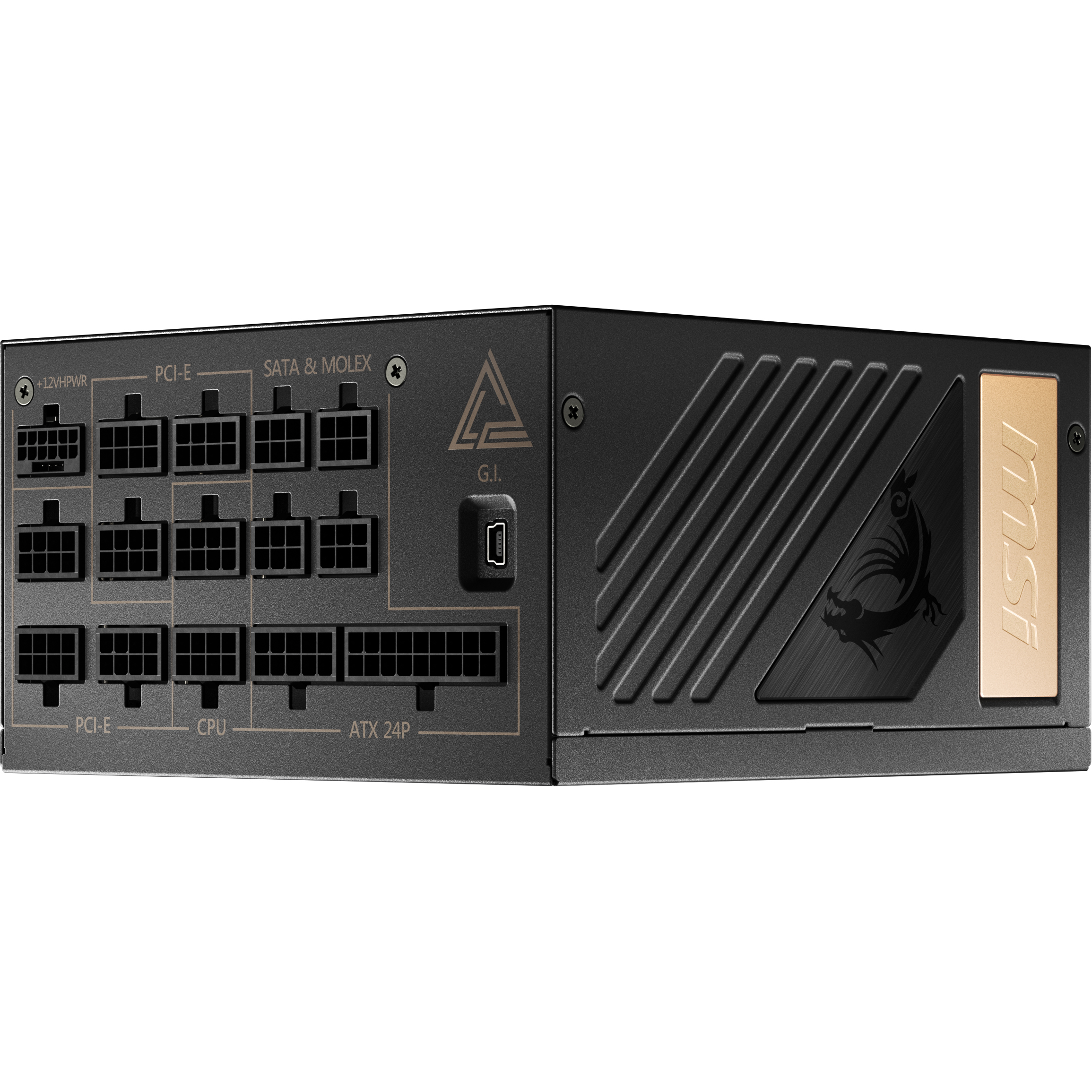 MSI MEG AI1300P PCIE5 1300W 80+Platinum ATX 3.0  Power Supply - MEG AI1300P PCIE5