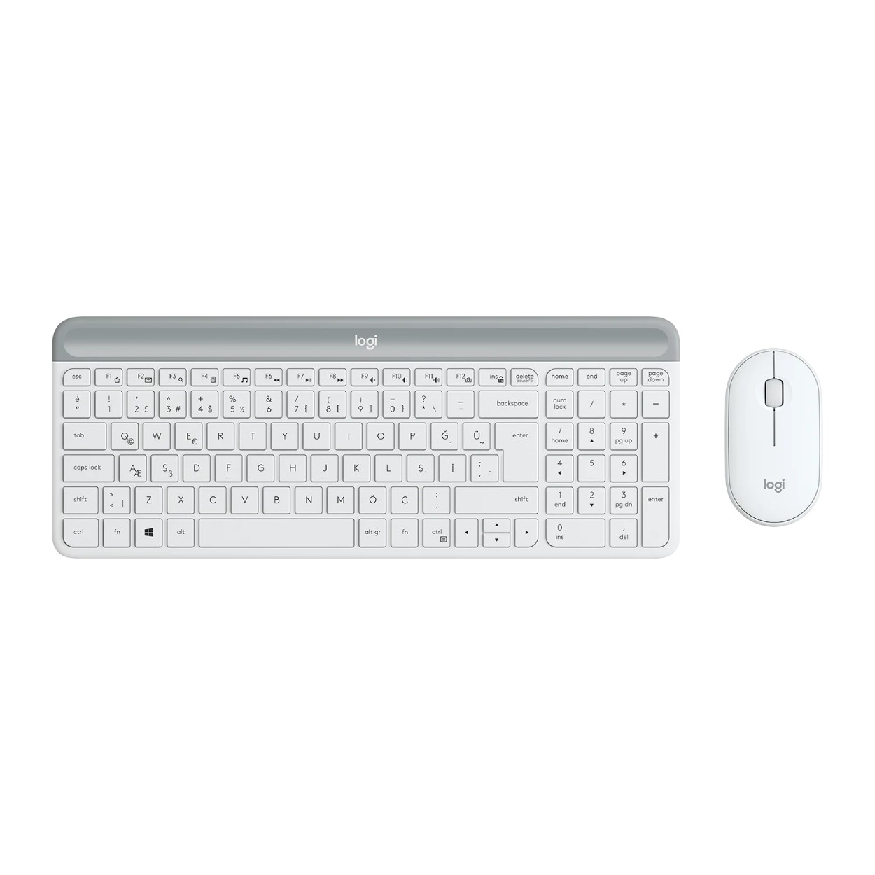 LOGITECH MK470 KABLOSUZ KLAVYE & MOUSE SETİ-BEYAZ - 920-009436