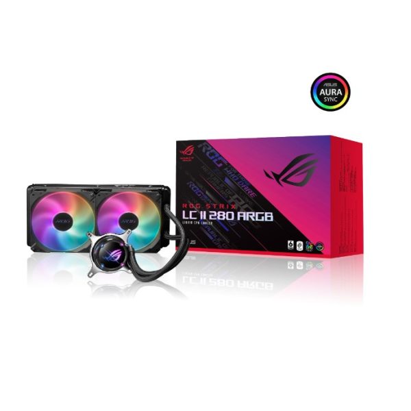 Asus ROG STRIX LC II 280 ARGB V2 AURA SYNC DUAL ROG 140MM Adreslenebilir RGB Fan - Bbi.Isl.Sog.0035