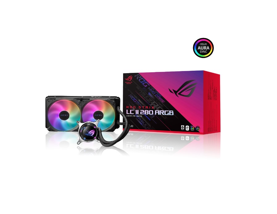 Asus ROG STRIX LC II 280 ARGB V2 AURA SYNC DUAL ROG 140MM Adreslenebilir RGB Fan - Bbi.Isl.Sog.0035