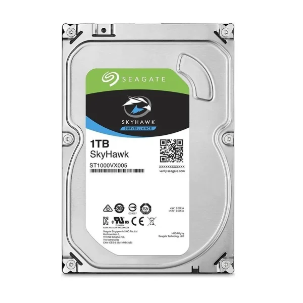 Seagate 1TB 3.5" 5400Rpm 256MB SATA Skyhawk ( 3 Yıl Garanti ) ( ST1000VX013 ) - Bbi.Isl.Dep.35g.0024