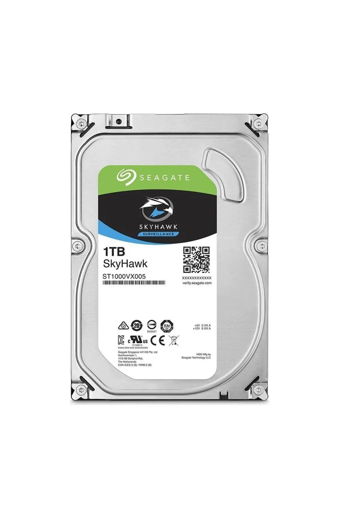 Seagate 1TB 3.5" 5400Rpm 256MB SATA Skyhawk ( 3 Yıl Garanti ) ( ST1000VX013 ) - Bbi.Isl.Dep.35g.0024