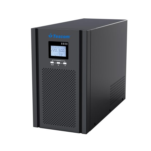 Tescom Teos+ 3 kVA (6x 9AH) 1F/1F (5/10dk) On Line UPS - Guc.Onl.11.3.0003