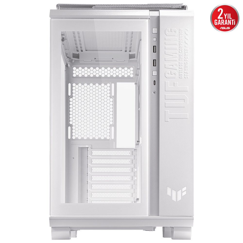 Asus TUF GAMING GT502 V2 - BEYAZ ATX / MICRO-ATX / MINI-ITX Kasa ( PSU Yok ) - Bbi.Isl.Kas.Kas.0079