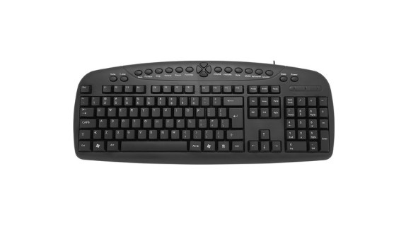 Frisby FK-130EU Kablolu Multimedia  Klavye (Ingilizce) - oem.kmq.0044