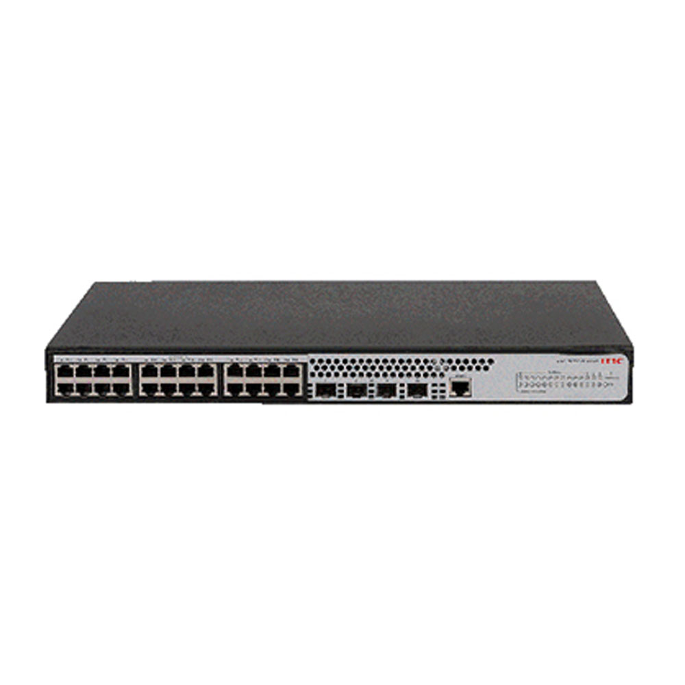 H3C S1850V2-28P-HPWR-EI L2 Ethernet Switch with 24*10/100/1000BASE-T PoE+ Ports - Net.Swi.Swi.Var.0041