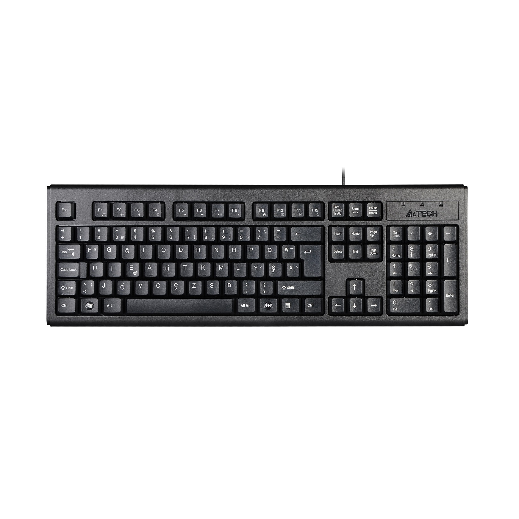 A4 Tech KM-720 Standart Siyah [F] USB - KM-720-F