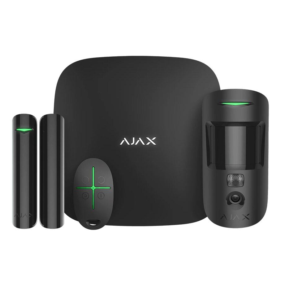 AJAX  StarterKit Cam Alarm Seti - Siyah - StarterKitCamS