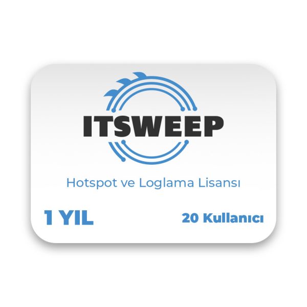 ITSWEEP HS1-20 Hotspot ve Loglama Lisansı - 1 Yıl (20 Kullanıcı) - HS1-20
