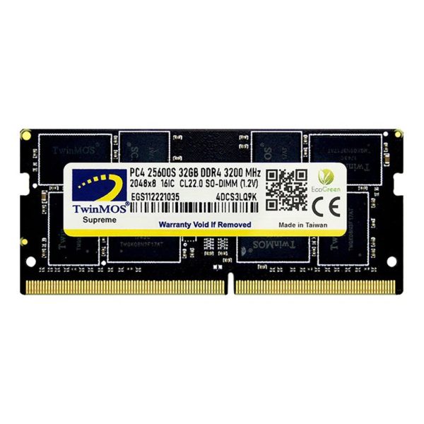TwinMOS Sodimm 32 GB 3200MHz DDR4 Notebook Ram - MDD432GB3200N