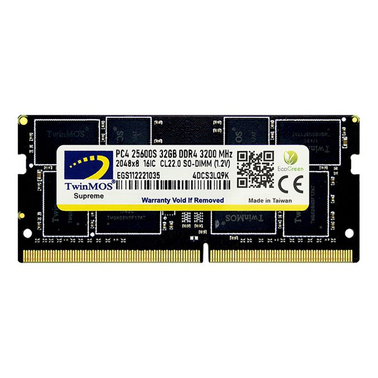 TwinMOS Sodimm 32 GB 3200MHz DDR4 Notebook Ram - MDD432GB3200N