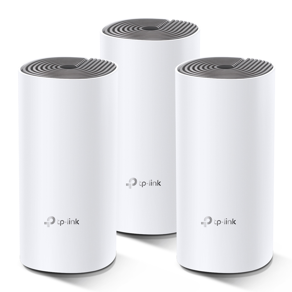Tp-Link Deco E4(3-pack) AC1200 1200Mbps Mesh Ev Wi-Fi5 Sistemi (3'lü Paket) - Deco E4(3-pack)