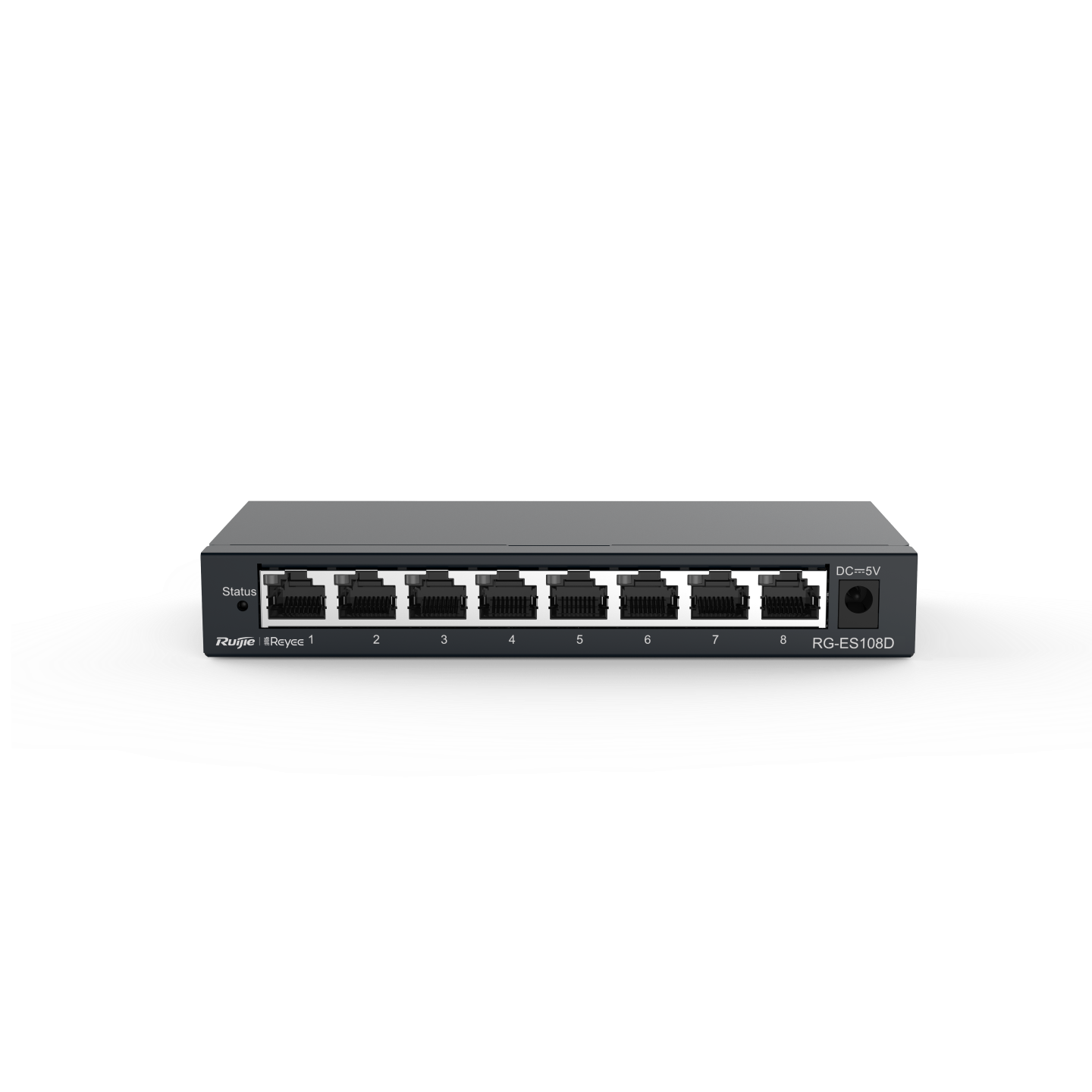Ruijie Reyee RG-ES108D 8 Port 10/100 Tak Çalıştır Switch Metal Kasa - Net.Swi.Swi.Yok.0023