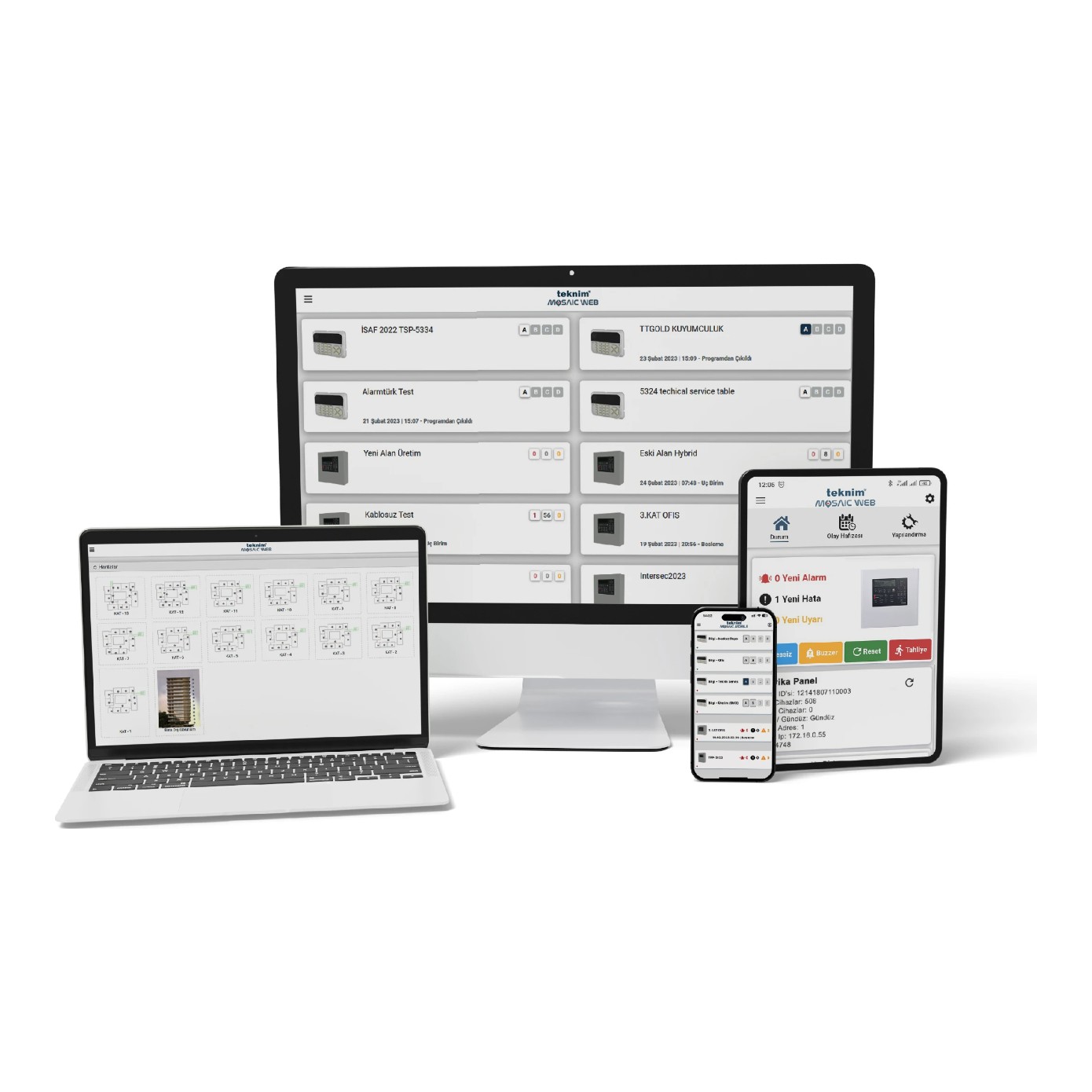 TEKNİM MOSAIC-WEB İZLEME BULUT TABANLI İZLEME YAZILIM 1 YIL - MOSAIC-WEB