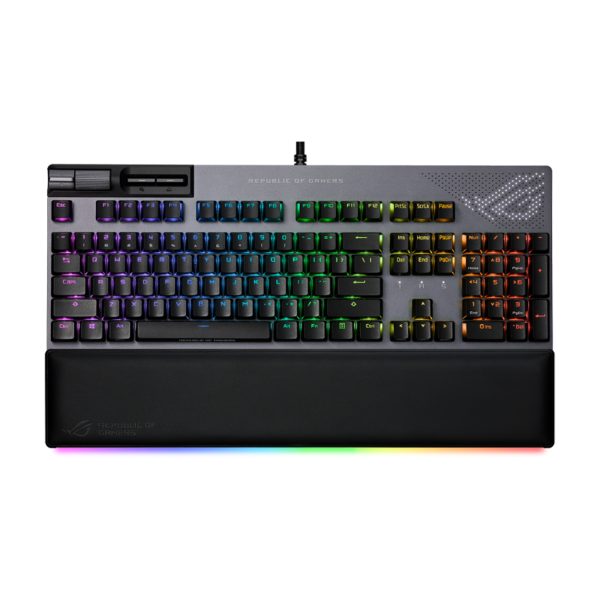Asus ROG STRIX FLARE II/NX/RD/TR RED RGB Oyuncu Klavyes (MM Kon.USB BilekDayama) - Bbi.Isl.Klv.Kusb.0007