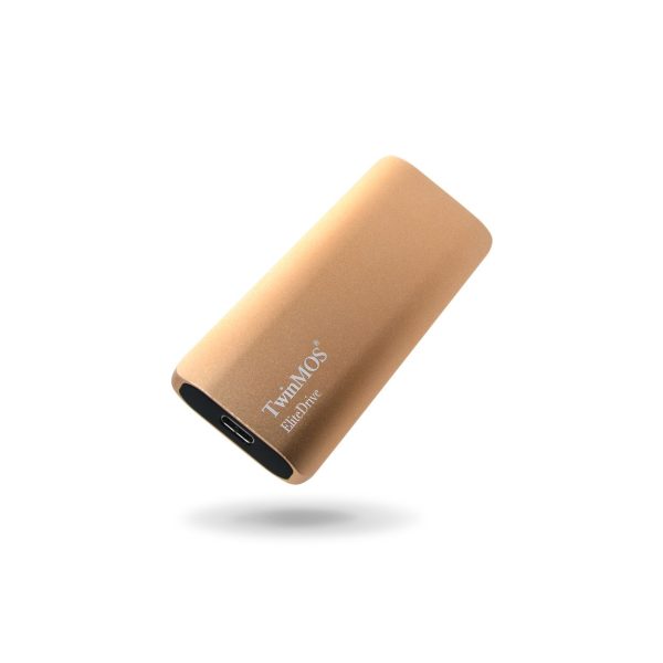 TwinMOS 512GB External SSD USB 3.2-Type-C (Gold)(PSSDFGBMED32-G) - Bbi.Isl.Dep.Hsd.0010