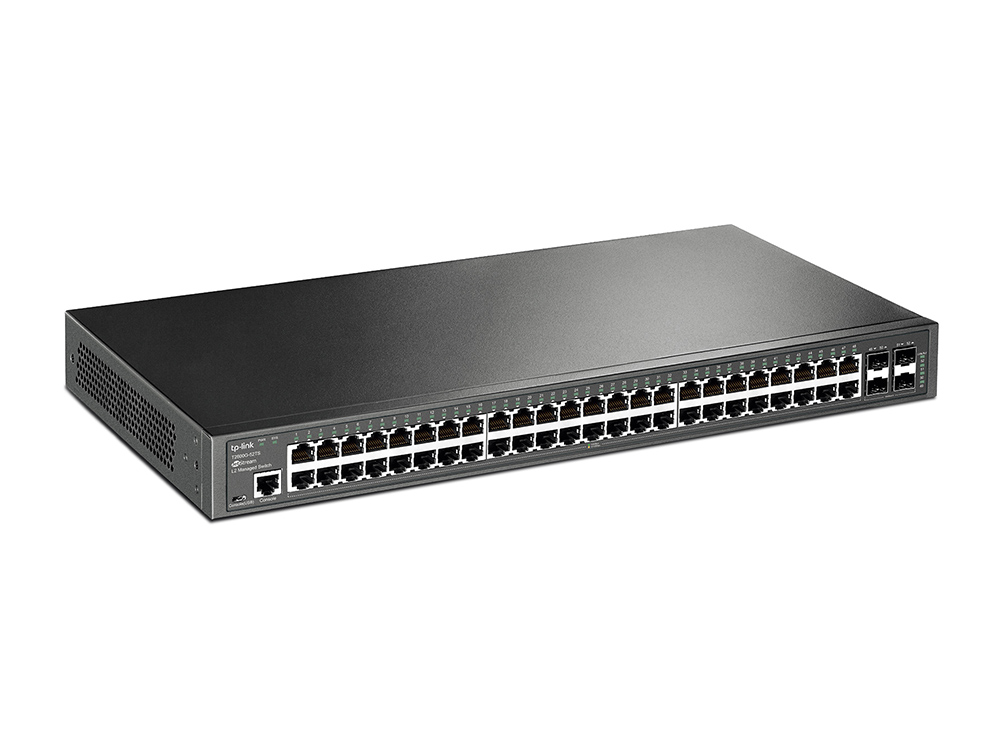 Omada SG3452 JetStream 48-Port Gigabit L2+ Managed Switch with 4 SFP - Net.Swi.Swi.Var.0028