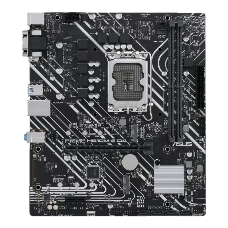 Asus PRIME H610M-E D4-CSM H610 DDR4 M.2 USB 3.2 DP/HDMI PCI 4.0 1700p Anakart - Bbi.Isl.Ank.Int.0118