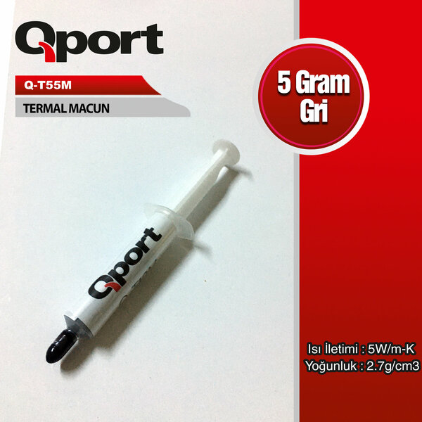 Qport 5gr 5W/M-K 2.7/CM3Termal Macun (Q-T55M) - Q-T55M