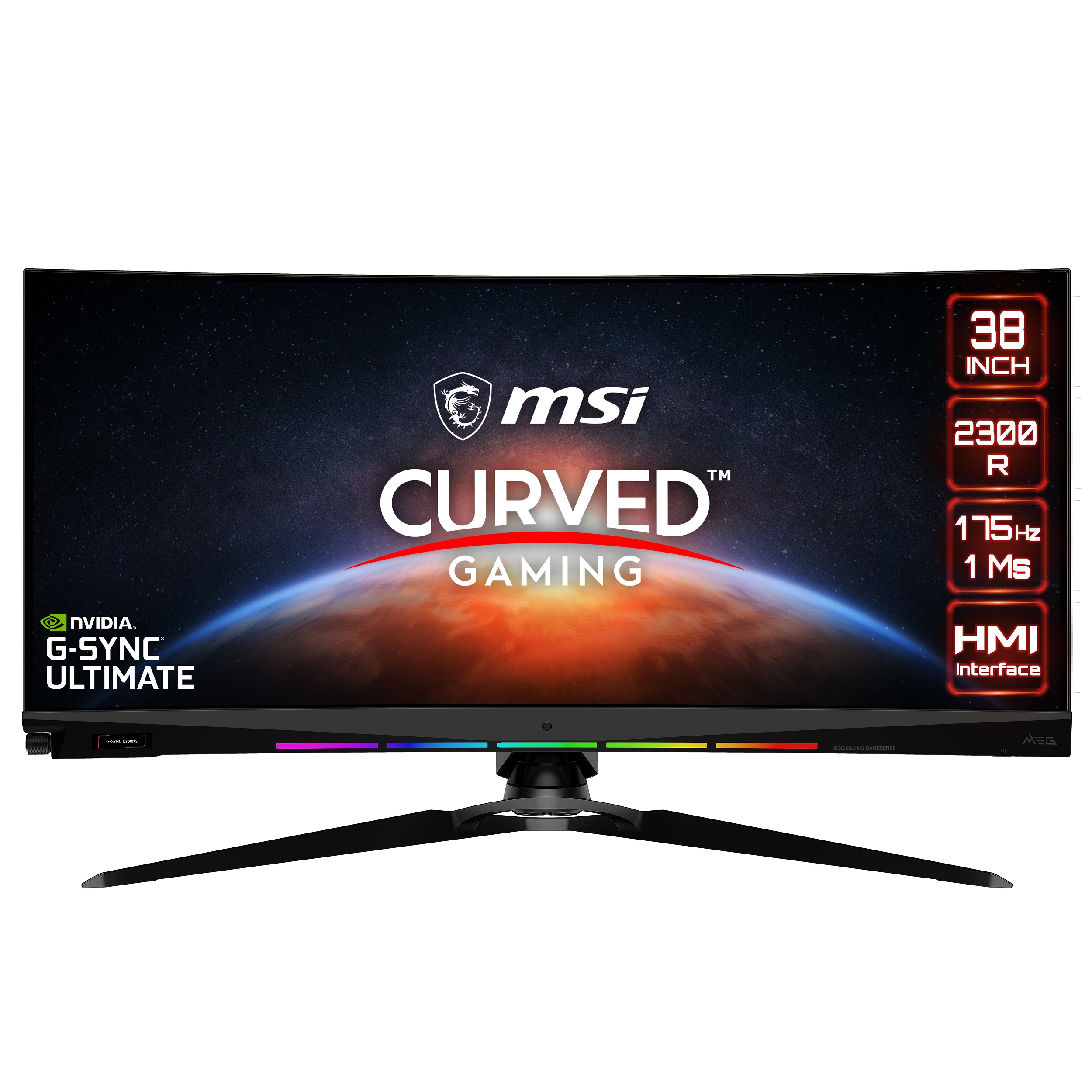 37.5" MSI OPTIX MEG381CQR PLUS 1ms 175Hz 3840x1600 IPS 2xHDMI DP Gaming Monitör - OPTIX MEG381CQR PLUS