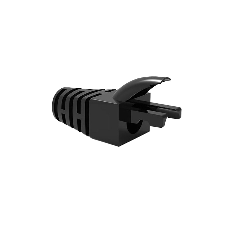 TRKLink PVC RJ45 BOOTS KONNEKTÖR SİYAH JACK KILIFI 50 'li PAKET - TRKLBOSI