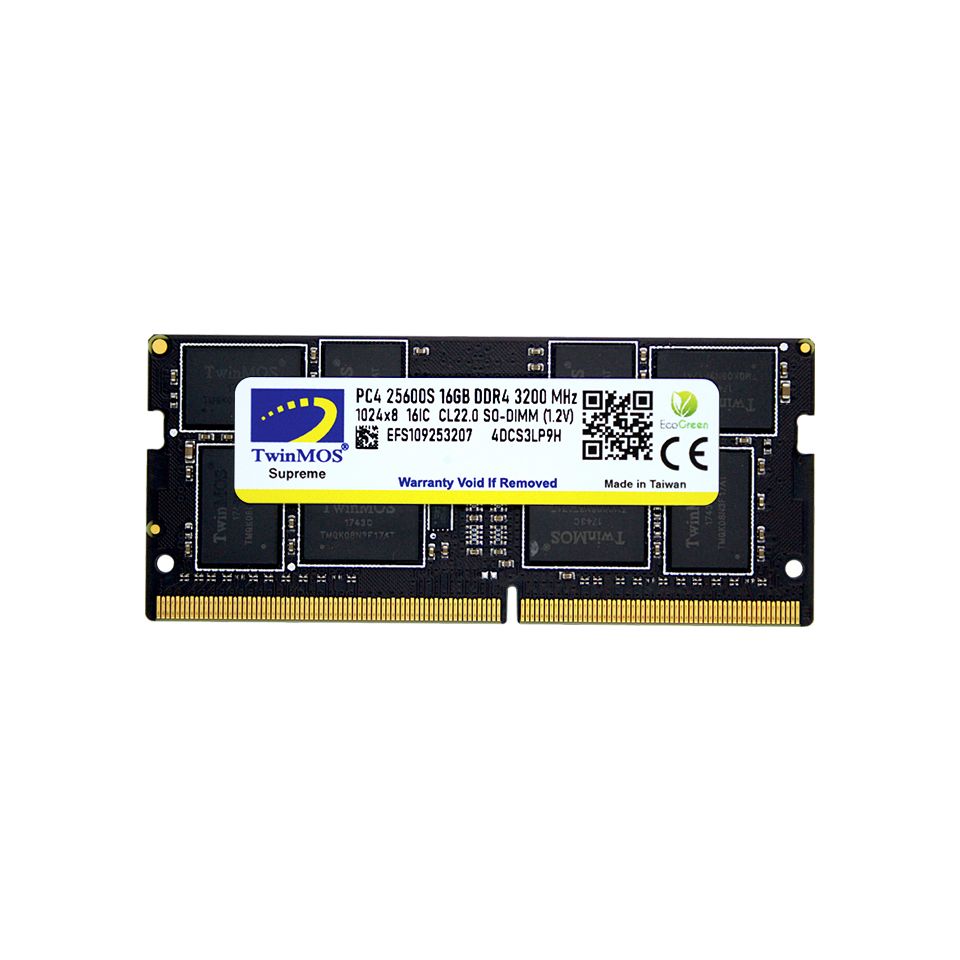 Twinmos Sodimm 16GB 3200Mhz DDR4 Kutulu Notebook Bellek (MDD416GB3200N) - MDD416GB3200N