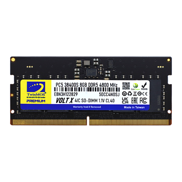 TWINMOS TMD58GB4800S40 8GB DDR5 4800Mhz Notebook Bellek - 35220