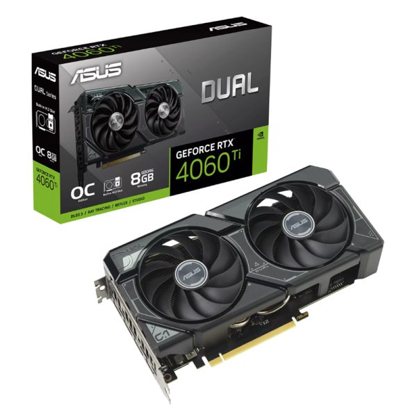 Asus DUAL-RTX4060TI-O8G-SSD 8GB 128Bit GDDR6 DP/HDMI PCI 4.0 Ekran Kartı - Bbi.Isl.Ekr.Nvd.0130