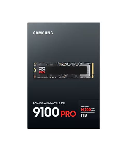 SAMSUNG MZ-VAP1T0BW 9100 PRO M.2 1TB (14700/13300MB/s) PCIe + NVMe (V-NAND TLC) SSD Disk (22x80MM) - 39055