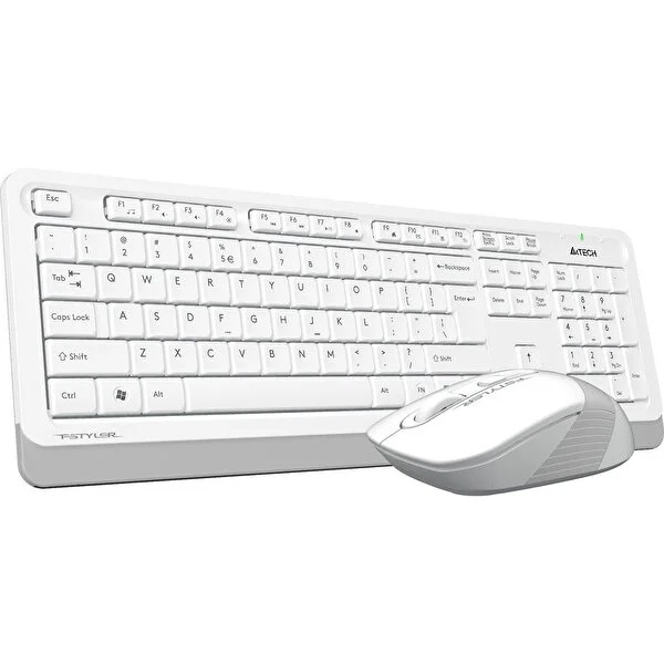 A4 Tech FG1010 Kablosuz Beyaz Q Klavye Mouse Set - FG1010 Beyaz